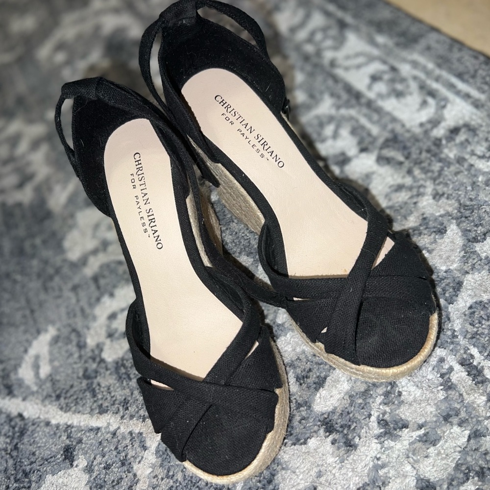 🖤BLACK WEDGES🖤